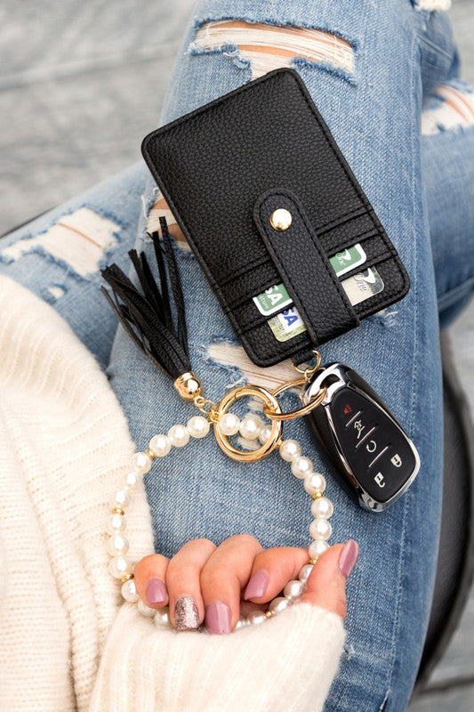 Miss Pearl Wallet Key Chain