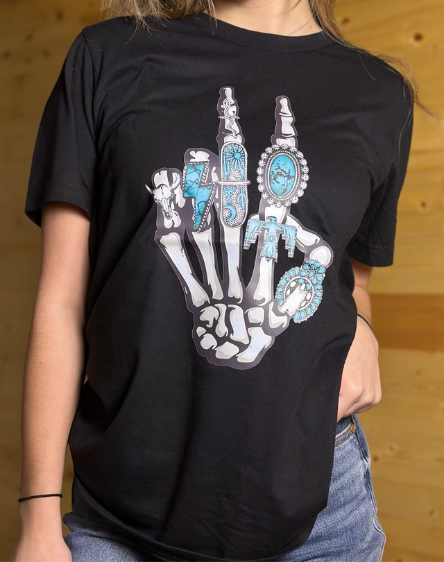 Skull Girl Graphic Tee