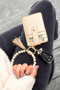 Miss Pearl Wallet Key Chain