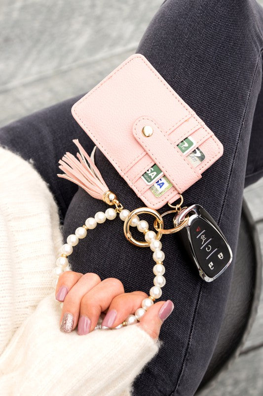 Miss Pearl Wallet Key Chain